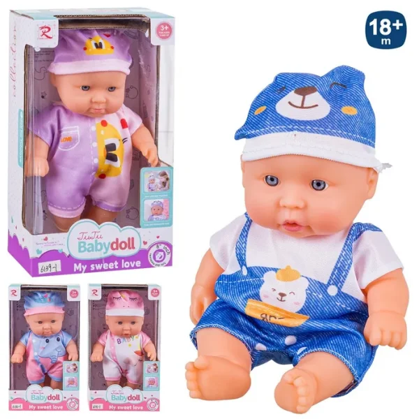 BEBÉ PIJAMA PVC 3/M 21 CM CAJA ABIERTA 13X23 CM
