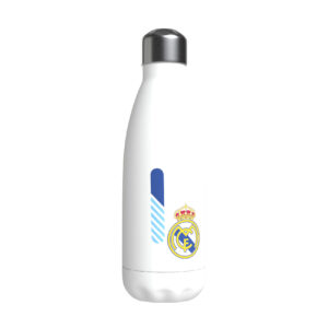REAL MADRID BOTELLA PERSONALIZABLE BLANCA DE ACERO 550ML LETRA I