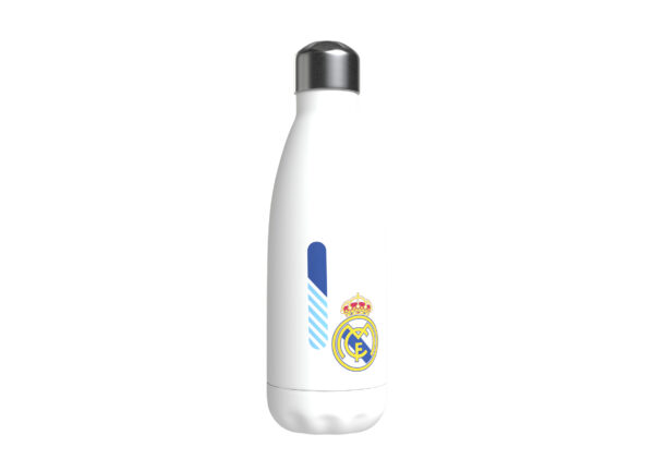 REAL MADRID BOTELLA PERSONALIZABLE BLANCA DE ACERO 550ML LETRA I
