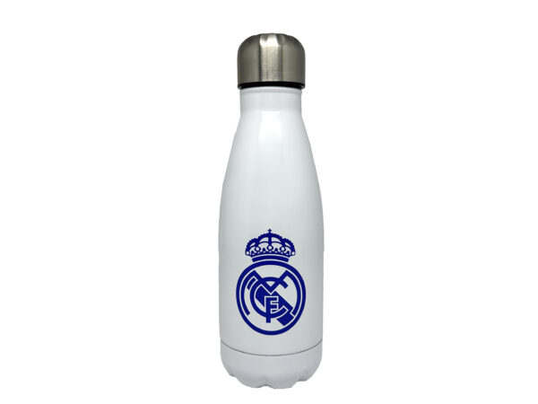 REAL MADRID BOTELLA BLANCA DE ACERO 550ML