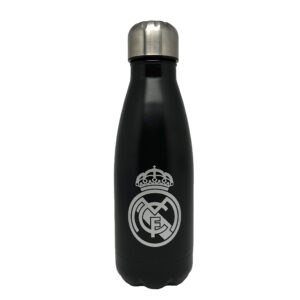 REAL MADRID BOTELLA NEGRA DE ACERO 550ML