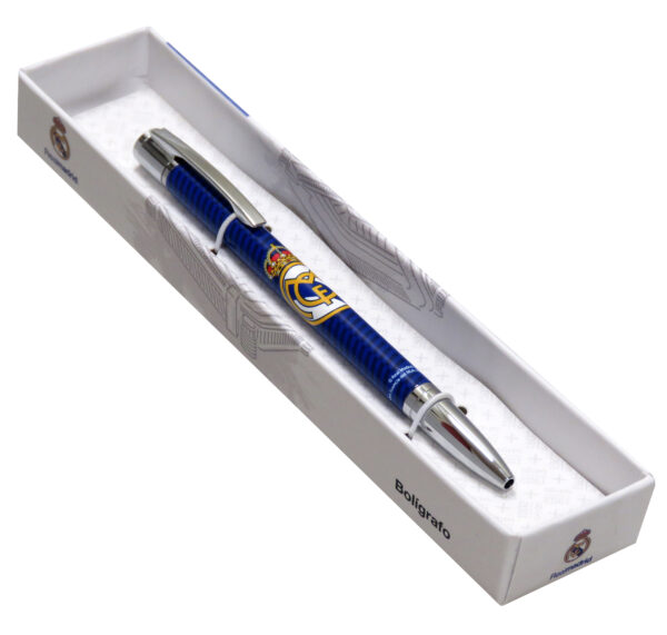 REAL MADRID BOLÍGRAFO METAL JUVENIL EN CAJA