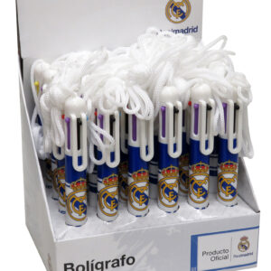 REAL MADRID  BOLÍGRAFO 6 COLORES