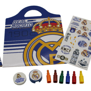 REAL MADRID SET DE PAPELERÍA LIBRO MALETÍN