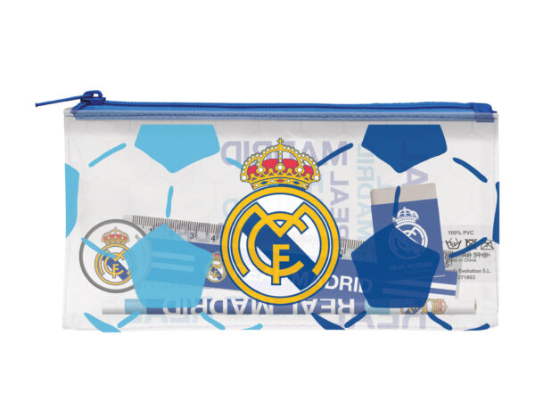 REAL MADRID PORTATODO C/ MATERIAL ESCOLAR