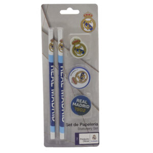 REAL MADRID SET 5 PIEZAS DE PAPELERÍA