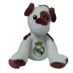 REAL MADRID LLAVERO PERRO DE PELUCHE
