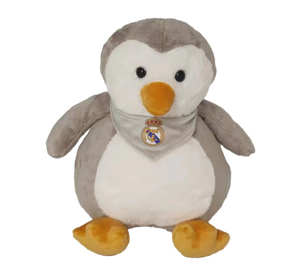 REAL MADRID  PELUCHE PINGÜINO 25CM