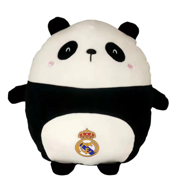 REAL MADRID  PELUCHE OSO PANDA 30CM SQUISHY