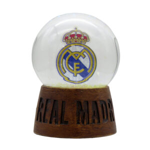REAL MADRID BOLA DE NIEVE MEDIANA ESCUDO