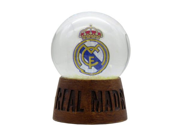 REAL MADRID BOLA DE NIEVE MEDIANA ESCUDO