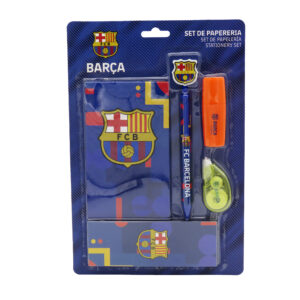 FCBARCELONA SET DE PAPELERÍA CON BLOCK DE NOTAS