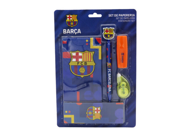 FCBARCELONA SET DE PAPELERÍA CON BLOCK DE NOTAS