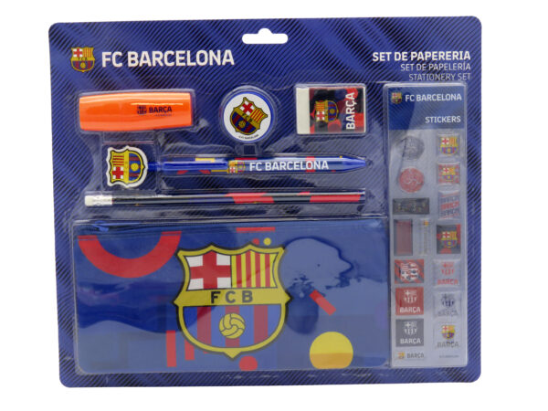 FCBARCELONA SET DE PAPELERÍA CON PEGATINAS