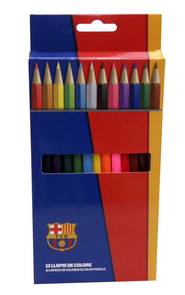 FCBARCELONA 12 LÁPICES DE COLORES