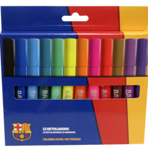 FCBARCELONA 12 ROTULADORES DE COLORES