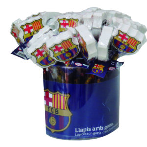 FCBARCELONA LÁPIZ CON GOMA DECORADA