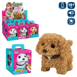 MASCOTA PERRO ANDADOR 4/C 10 X 17 X 13 CM FUNCIONA CON PILAS 2XAA NO INCLUIDAS- CAJA VENTANA 15X15X15 - CAJA EXPOSITORA 6 UNIDADES