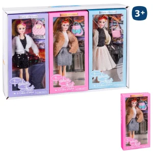 MUÑECA MANIQUÍ ARTICULADA 3/M 29 CM CAJA VENTANA 16X33 CM- CAJA EXPOSITORA 6 UDS