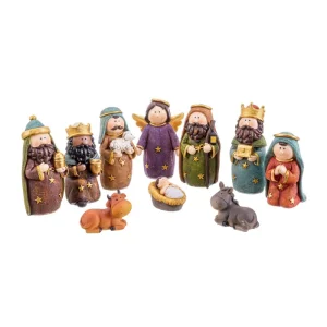 NACIMIENTO 10 PIEZAS POLIRESINA 12,50 CM