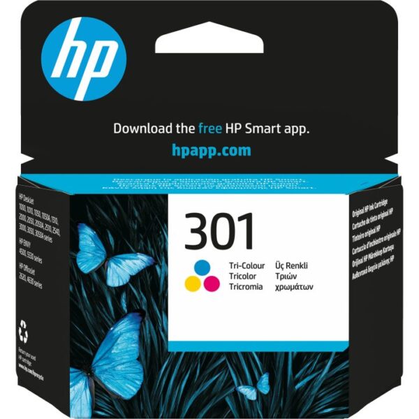 HP 301 Color Cartucho de Tinta Original - CH562EE