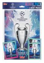 El Starter Pack incluye: álbum, 2 sobres de 6 cromos y 1 sobre de suerte.