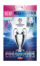 El Mega Multipack incluye 10 sobres de 6 cromos más 1 sobre extra.