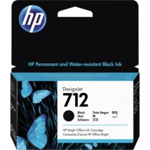 HP 712 Negro Cartucho de Tinta Original - 3ED70A