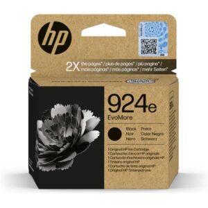 HP 924e EvoMore Negro Cartucho de Tinta Original - 4K0V0NE