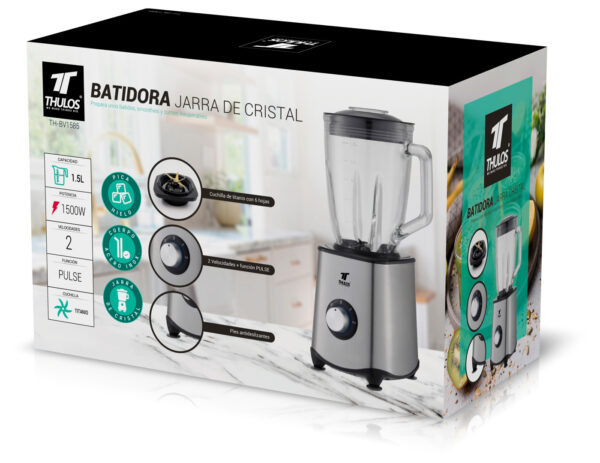 BATIDORA JARRA DE CRISTAL TH-BV1585