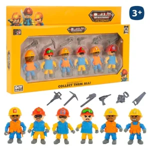 S/6 FIGURA OBRAS PÚBLICAS ARTICULA 9 CM CAJA VENTANA 41X25 CM