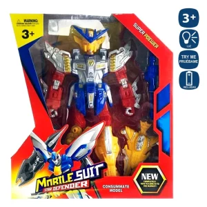 ROBOT LUZ Y SONIDO 3/C 30 CM FUNCION TRY ME - FUNCIONA CON PILAS 2 AG 13 INCLUIDAS -CAJA VENTANA 28X32 CM