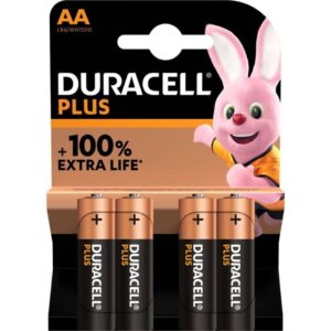 DURACELL PLUS POWER 100 PILA ALCALINA AA LR6 BLISTER*4