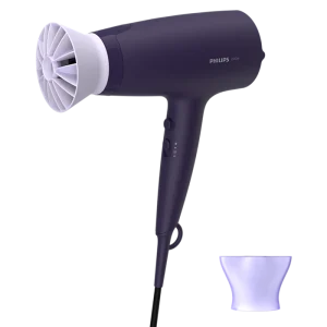 Secador de pelo Philips ThermoProtect BHD340/10 6 posiciones de calor y 1 de golpe de frío azul