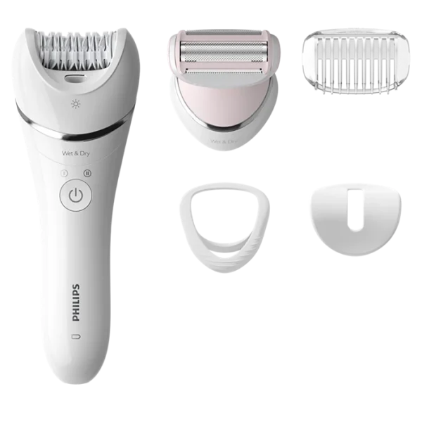 Depiladora PHILIPS BRE710/00 Color Blanco, Wet & Dry