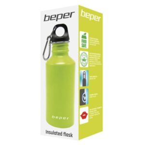 Botella deportiva portátil BEPER C102BOT002 Color verde, 500 ml