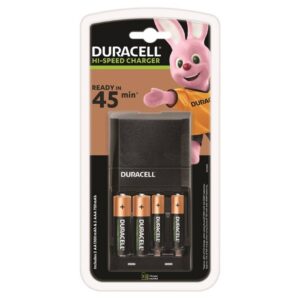 DURACELL CARGADOR RAPIDO 45MIN. + 2xAA 1700mAh + 2xAAA 750mA