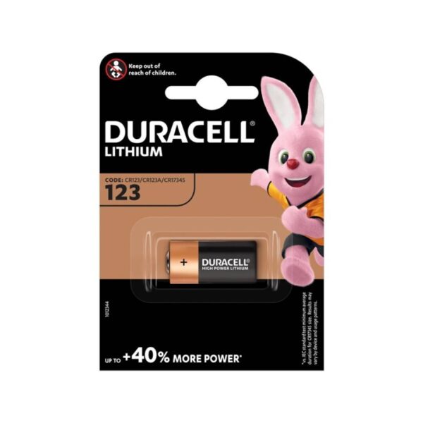 DURACELL ULTRA PILA LITIO FOTO CR123A 3V BLISTER*1