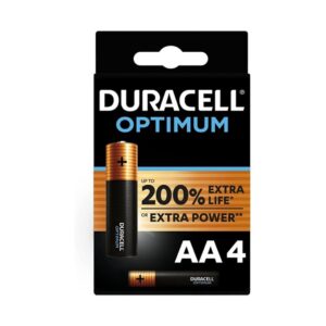 DURACELL OPTIMUM 200 PILA ALCALINA AA LR6 BLISTER*4