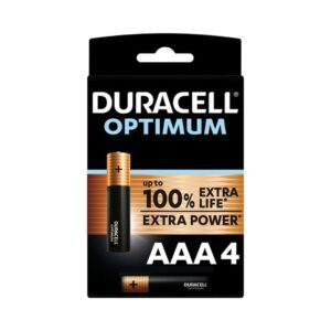 DURACELL OPTIMUM 200 PILA ALCALINA AAA LR03 BLISTER*4