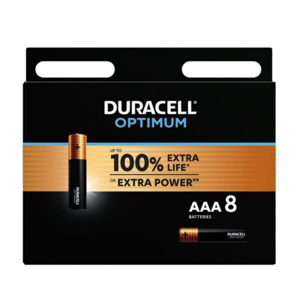 DURACELL OPTIMUM 200 PILA ALCALINA AAA LR03 BLISTER*8