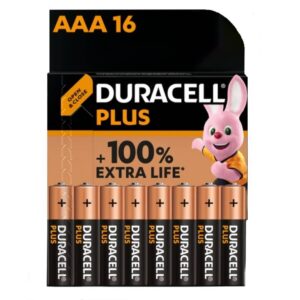 DURACELL PLUS POWER 100 PILA ALCALINA AAA LR03 BLISTER*16