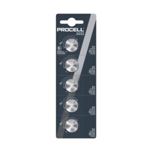 PROCELL BOTON LITHIUM BATTERY CR2032 3V BLISTER*5