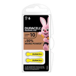 DURACELL PILA AUDIFONO DA10 1,45V EASYTAB BLISTER*6
