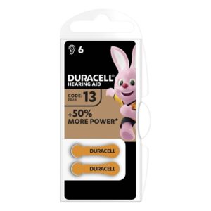 DURACELL PILA AUDIFONO DA13 1,45V EASYTAB BLISTER*6