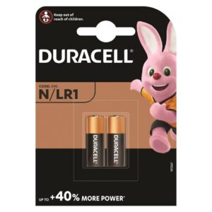 DURACELL PILA ALCALINA MN9100 N LR1 1,5V BLISTER*2