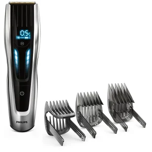 Barbero PHILIPS HC9450/15 Afeitadora cuchillas con revestimiento titanio. Pantalla digital Plateado