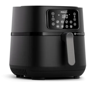Freidora sin aceite PHILIPS HD9285/93 Sincro móvil Rapid air 7,2L. 2.000W Tactil 16 funciones