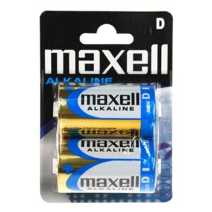 MAXELL PILA ALCALINA D LR20 BLISTER*2 EU