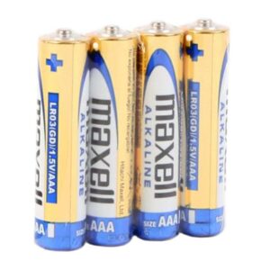 MAXELL PILA ALCALINA AAA LR03 RETRACTIL*4